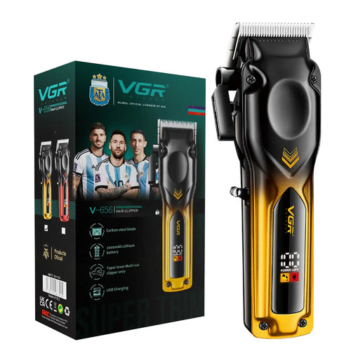 Vgr - V-656 Professional Hair Clipper For Men Ceramic & Stainless Steel Blades