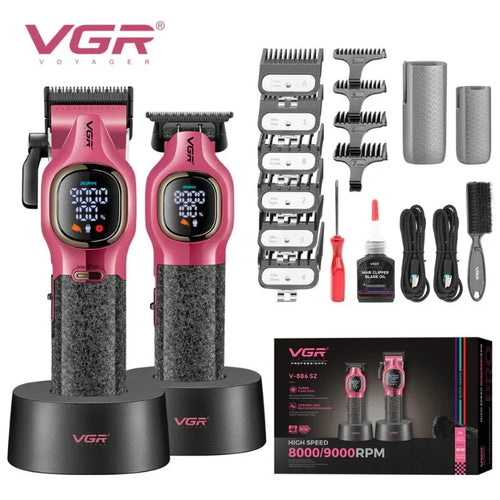 Vgr - V-886 S2 Hot Sale Barber Professional Hair Trimmer Clipper Set For Men