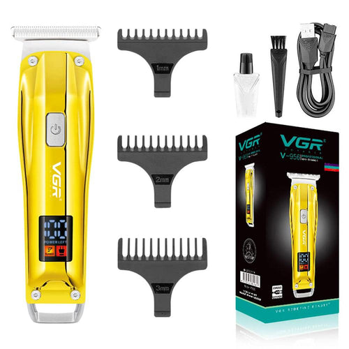 Vgr - V-956 Professional Rechargeable Cordless Hair Trimmer With Led Display