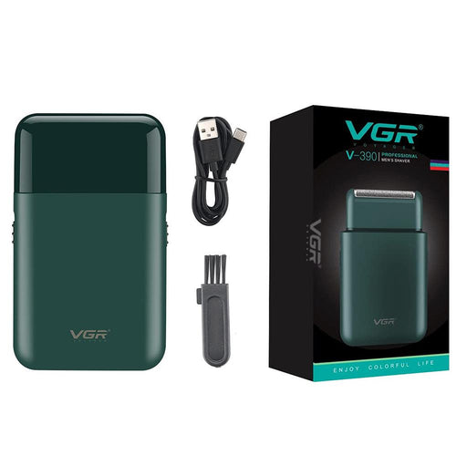 Vgr - V-390 Professional Electric Ultra Thin Shaver Rechargeable Razor For Face Care Beard Trimmer Reciprocating Blade With Usb Travel Shaver