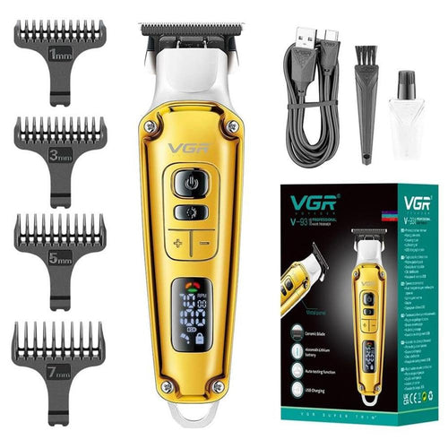 Vgr - V-931 Professional Hair Trimmer With Digital Display