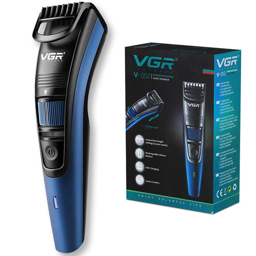 Vgr - V-052 Professional Hair Trimmer For Men - 20 Precision Length Settings, 120 Min Runtime, Usb Charging, Washable Head, Cord & Cordless Use