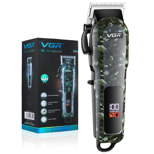 Vgr - Vl-665 Professional Limited Edition Hair Clipper Cordless/corded, Stainless Steel Blades, Ideal For Salon And Home Use