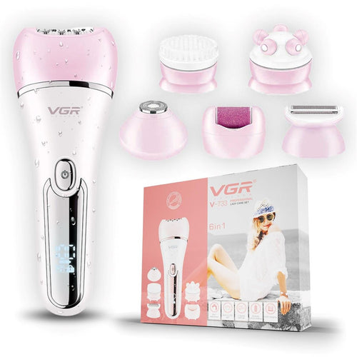 Vgr - V-733 Professional Ladies Grooming Kit,epilator For Women For Full Body Grooming| 6 In 1 Lady Care