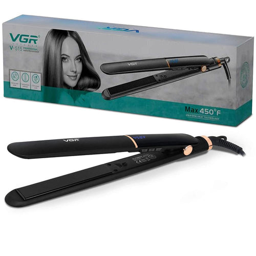 Vgr - V-515 Professional Hair Straightener With 7 Temperature Settings & Uniform Heat Technology