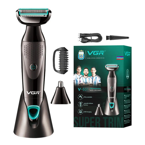 Vgr - Professional 2-in-1 Body Groomer For Men