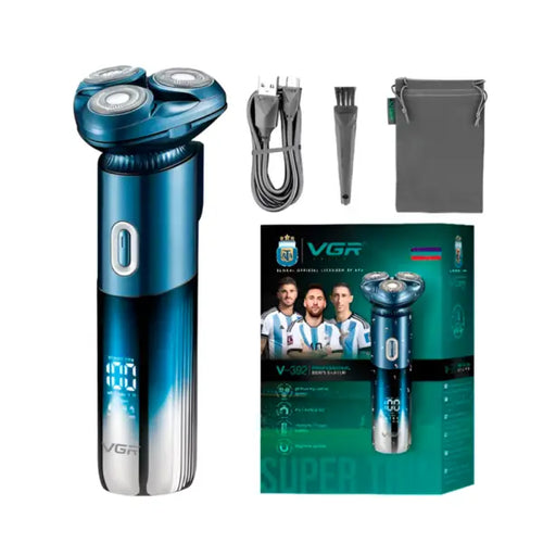 Vgr - Electric Rotary Shaver For Men - Face Beard Hair Razor