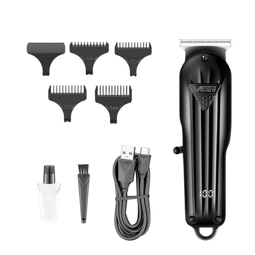 Vgr - V-982 Digital Display Professional Cordless Hair Clipper