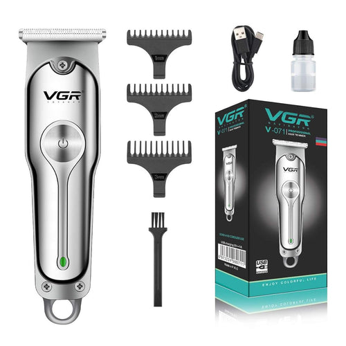 Vgr - V-071 Cordless Professional Hair Clipper Runtime: 120 Min Trimmer For Men With 3 Guide Combs