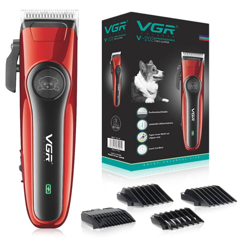 Vgr - V-202 Professional Corded & Cordless Pet Clipper