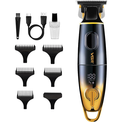 Vgr - Electric Beard Hair Trimmer For Men Kit