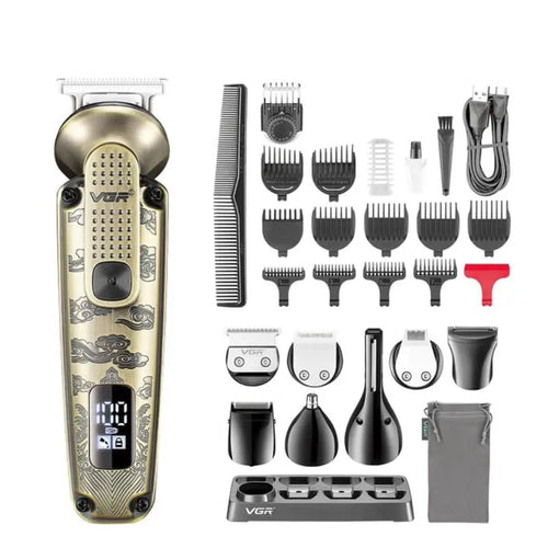 Vgr - V-103 8-in-1 Face Hair Body & Private Parts Multi Grooming Kit