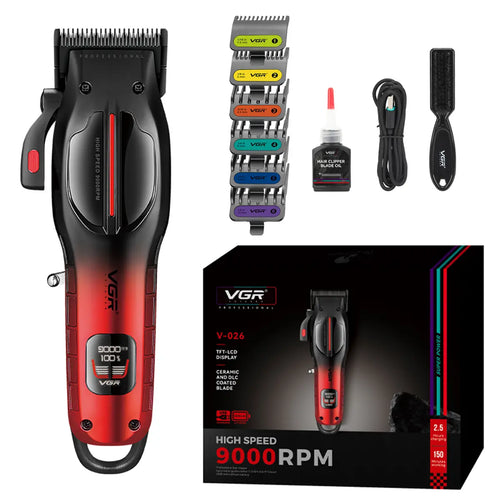 Vgr - V-026 Pro 9000 Rpm Dlc Ceramic Hair Clipper