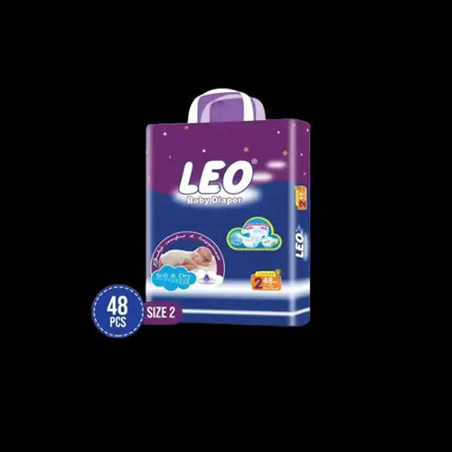 Leo Saver Pack Baby Diapers Size 2 Small 48Pcs