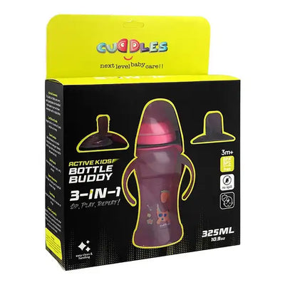 Cuddles Active Kids Buddy Bottle 3 in 1