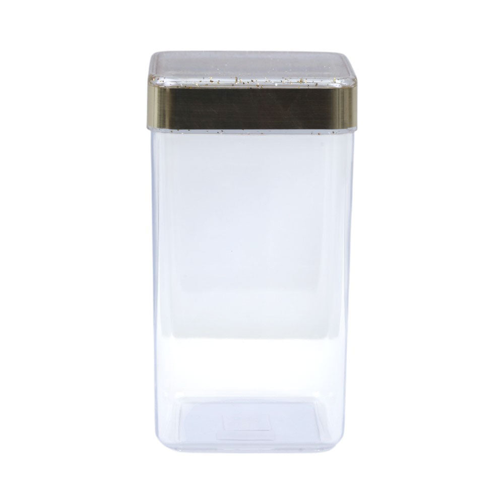 JAR ACRYLIC GOLD CA13164