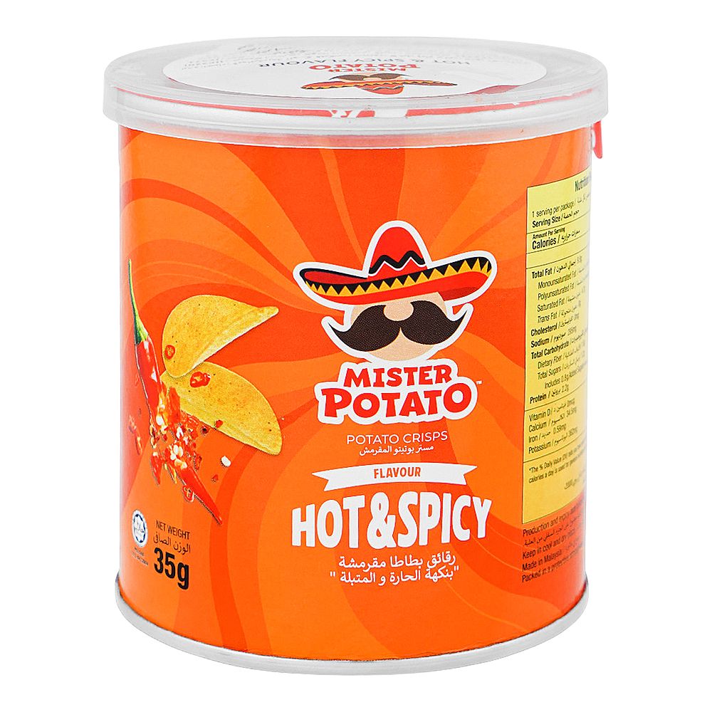 MISTER POTATO CHIPS HOT & SPICY 35 GM