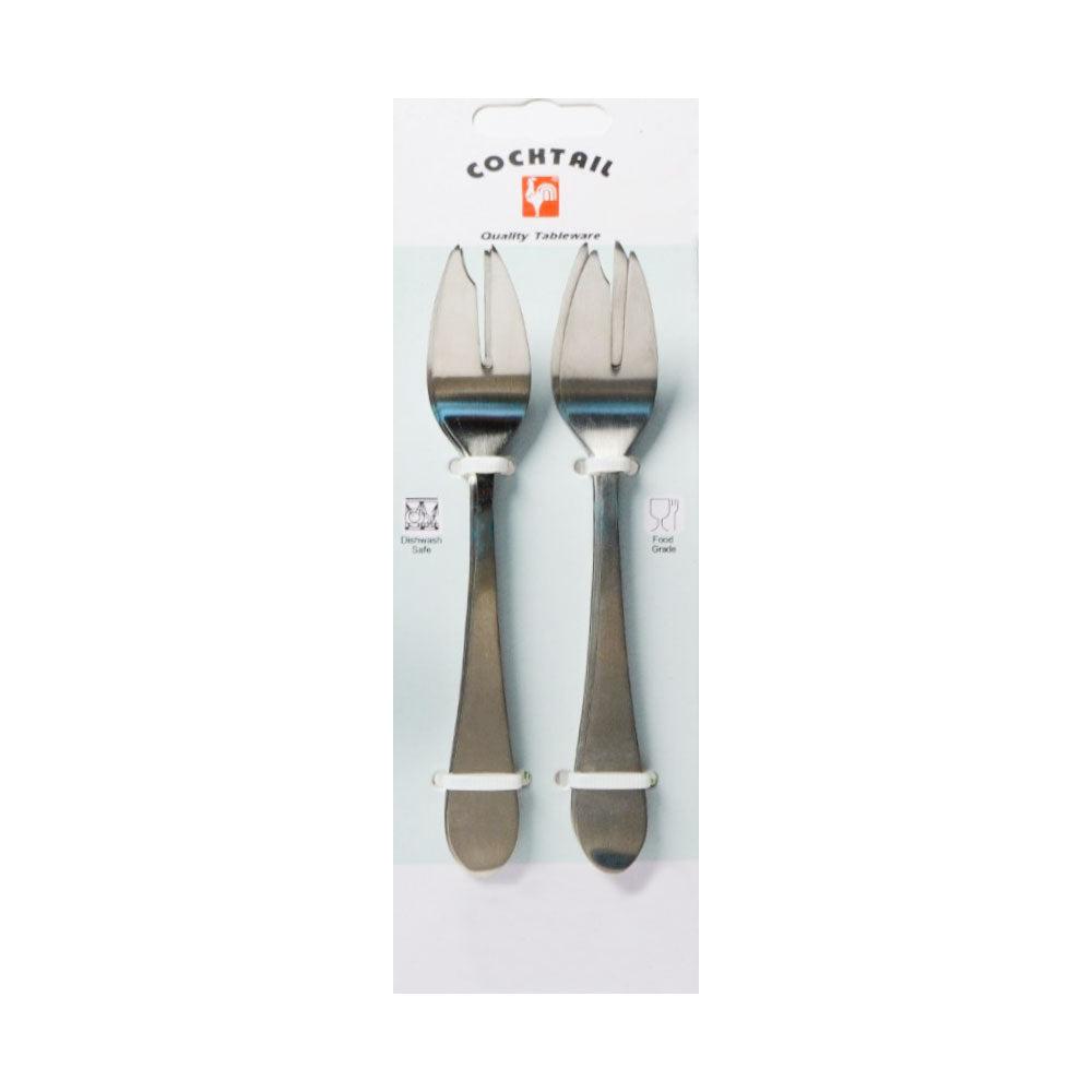 CAKE FORK COCKTAIL RUBY 6 PC SET