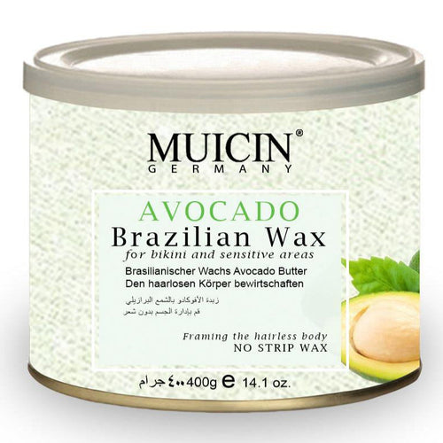 Muicin - Avocado Hair Removal Brazilian Wax Jar - 400g