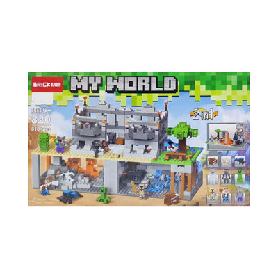 820 JISI 2 IN 1 MY WORLD BLOCKS 818PCS