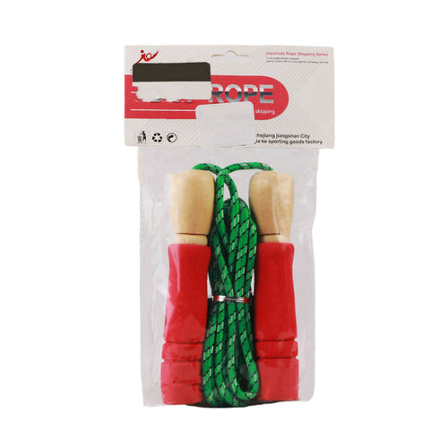 JUMPING ROPE WODDEN HANDLE WITH FOAM