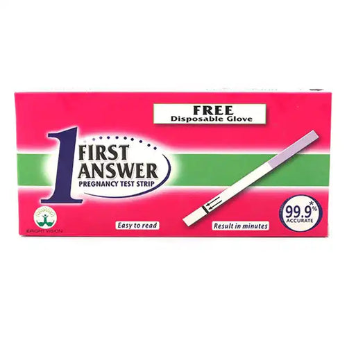 First Answer Pregnancy Test Strip – Fast & Accurate HCG Detection Kit