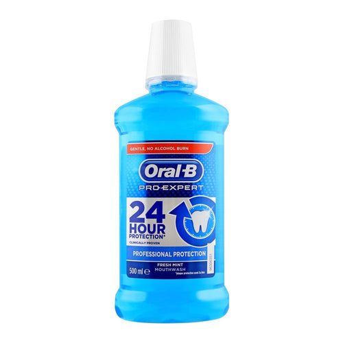 ORAL B MOUTH WASH PRO EXPERT FRESH MINT 500 ML