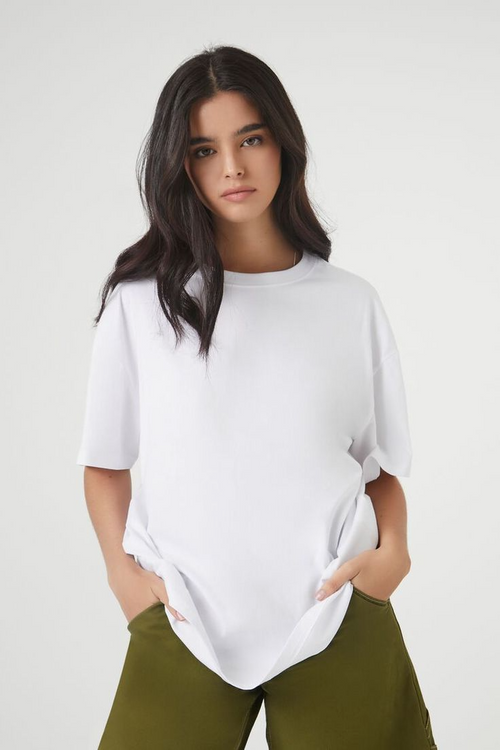 Vybe - Drop Shoulder T-shirt - White