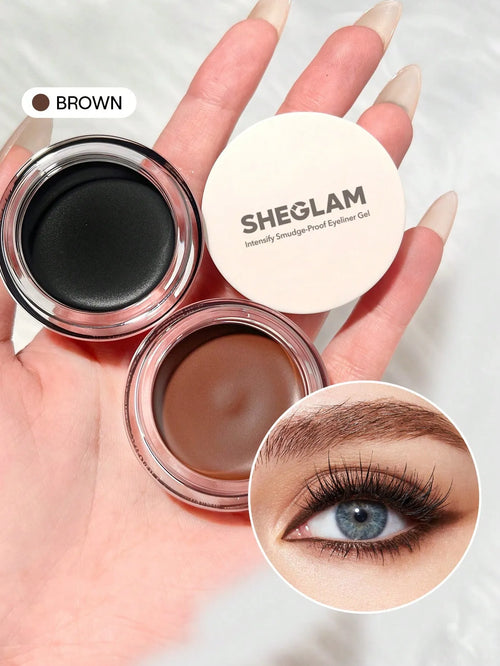 Shein Sheglam - Intensify Smudge-proof Eyeliner Gel-brown