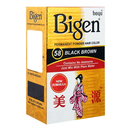Bigen Hair Colour 58 Black Brown