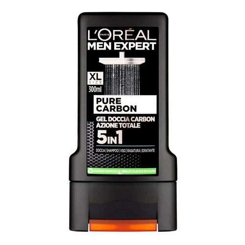 LOREAL MEN EXPERT SHOWER GEL PURE CARBON 5IN1 300 ML