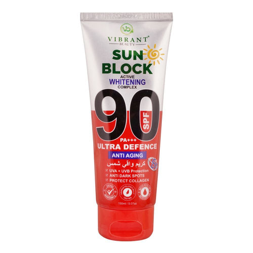 Vibrant Sun Block Anti Aging Ultra Defence, Spf90, 150ml