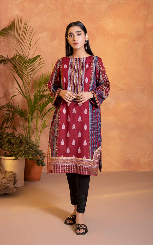 Sapphire - Embroidered Khaddar Shirt