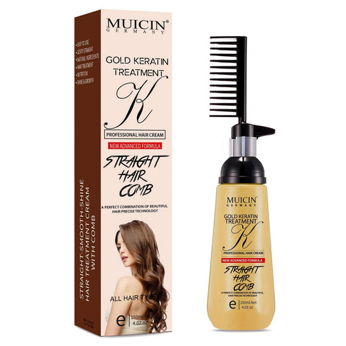 Muicin - 24k Gold Comb Hair Straightening Cream - 150g