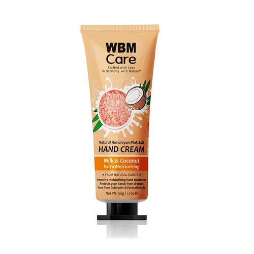Wbm Care- Hand Cream Milk And Coconut, 30g