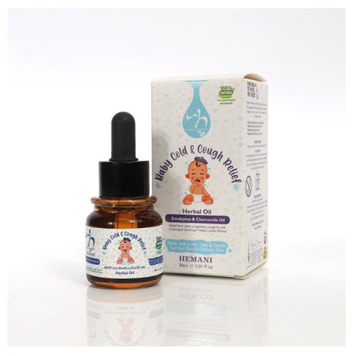 Wb By Hemani- Baby Cold & Cough Relief Herbal Oil, 30ml