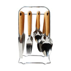 CUTLERY SET WOODEN 24PC DE013 SET