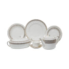 DINNER SET WEDGWOOD 95PC GILDED WEAVE