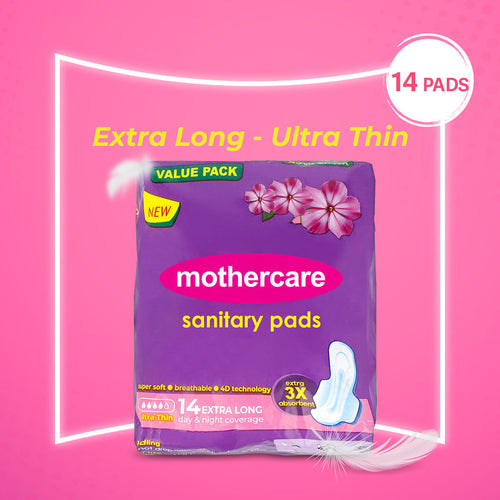 Mothercare- Ultra Thin 14 Extra Long Sanitary Pad