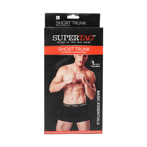 SUPER JERSEY BOXER BLACK LARGE P1
