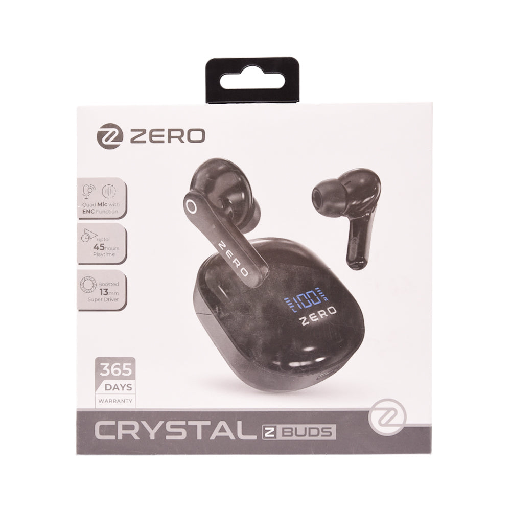 ZERO CRYSTAL Z BUDS PURE BLACK
