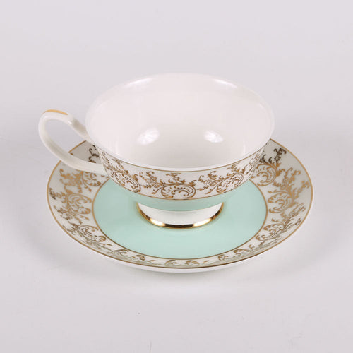 CUP & SAUCER ROYAL BISTRO 12-JB-QLS-016 BASIC (Pack of 6)