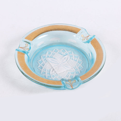Ashtray Crystal Brass 1117 B2120-A06 Basic