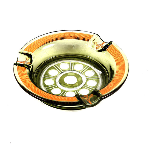 Ashtray Crystal Brass 1117 B2202-A04 Basic