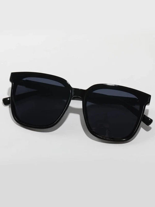 Shein - Acrylic Frame Sunglasses