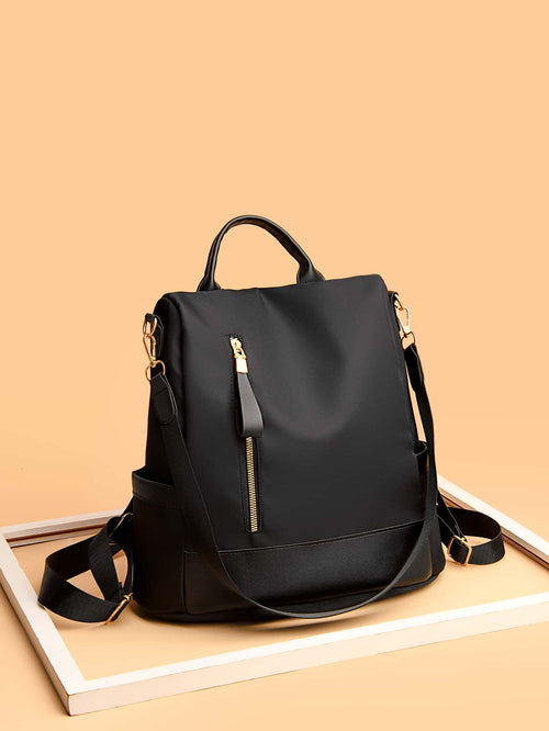 Shein - Lightweight,business Casual Waterproof,lightweight Minimalist Zipper Anti-theft Backpack For Teen Girls Women College Students,rookies & White-collar Workers Perfect For Office,college,work ,business,commute,outdoors, Travel, Outings