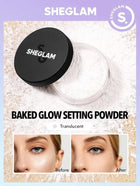 Shein Sheglam - Baked Glow Setting Powder - Translucent