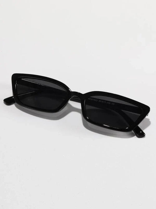 Shein - Acrylic Frame Tinted Lens Sunglasses