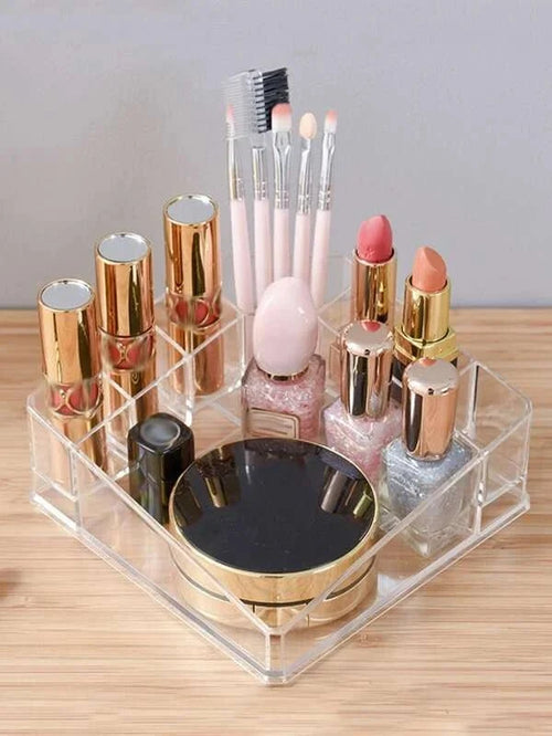 Shein - Transparent Geometric Storage Box