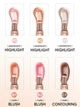 Liquid Blush Stick Multi Function Smudge Proof Cheek Blusher